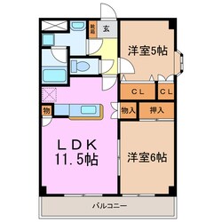 シャンテクレアの物件間取画像